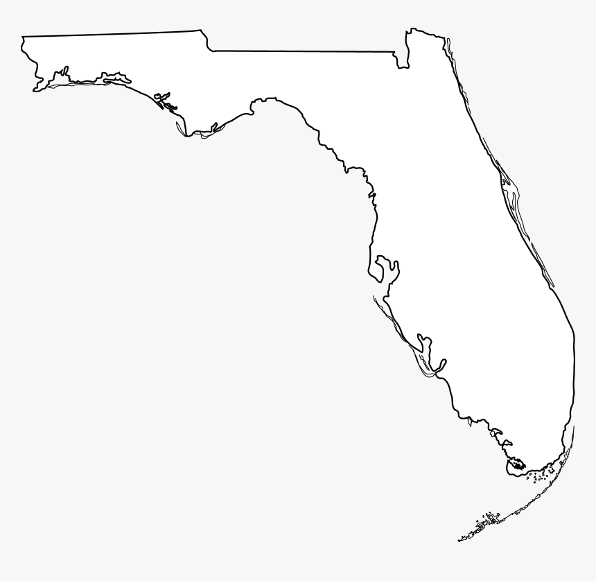 Usa Map State Of Florida Clipart, HD Png Download, Free Download