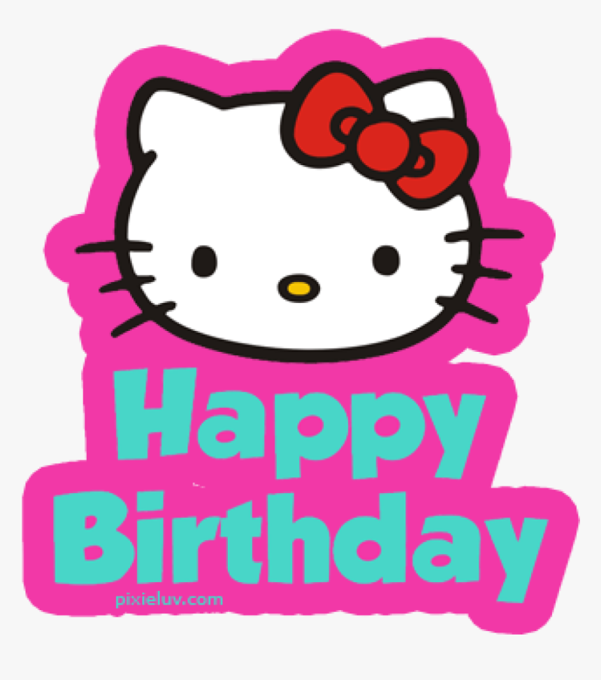 Birthday Hello Kitty Clipart