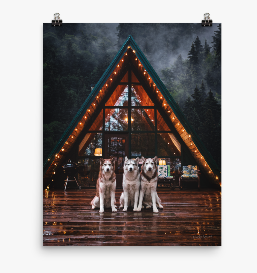 Cozy A-frame Cabin Poster, HD Png Download, Free Download