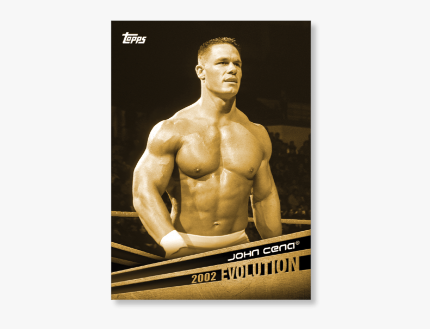 2018 Topps Wwe John Cena Evolution Poster Gold Ed, HD Png Download, Free Download