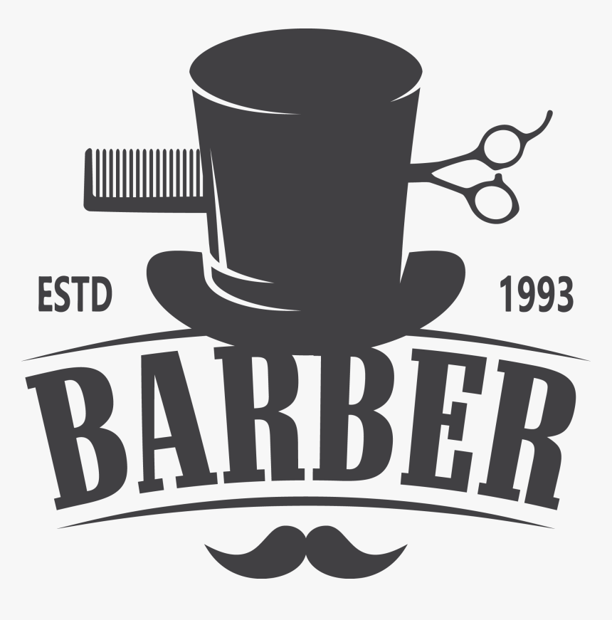 Shop Hairstyle Hairdresser Vector Barber Logo Comb, HD Png Download, Free Download