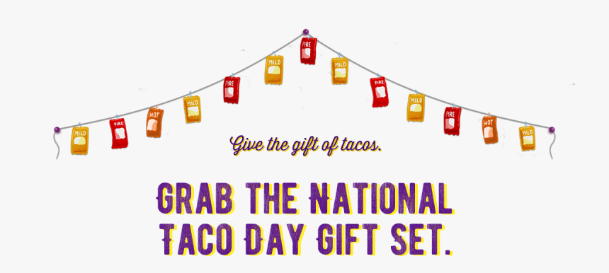 Grab The National Taco Day Gift Set, HD Png Download, Free Download