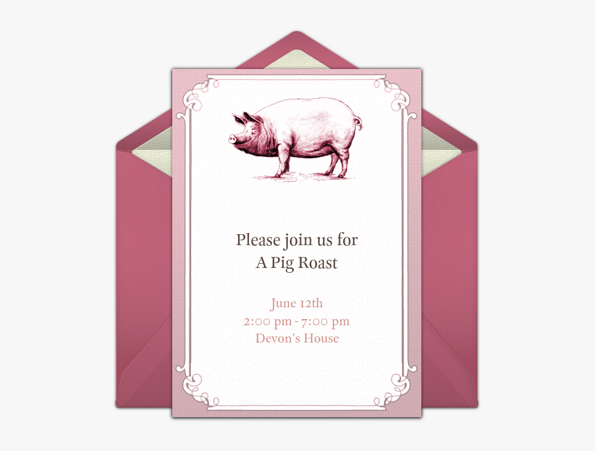 Pig Roast Png, Transparent Png, Free Download