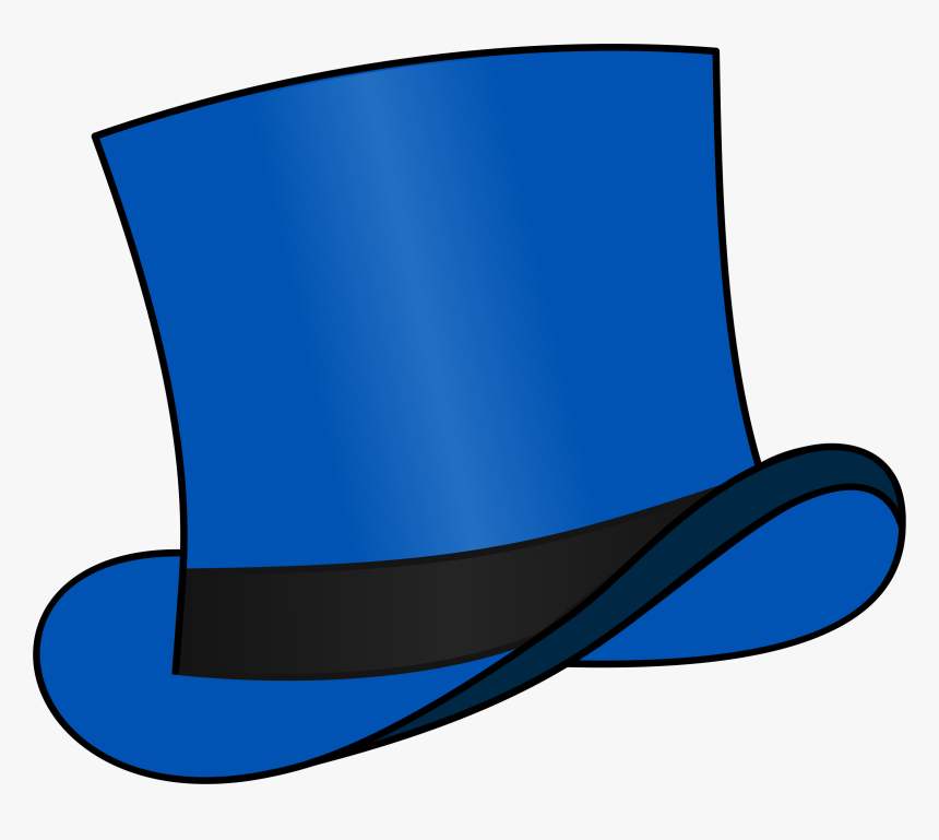 Top Hat Blue Clip Arts, HD Png Download, Free Download