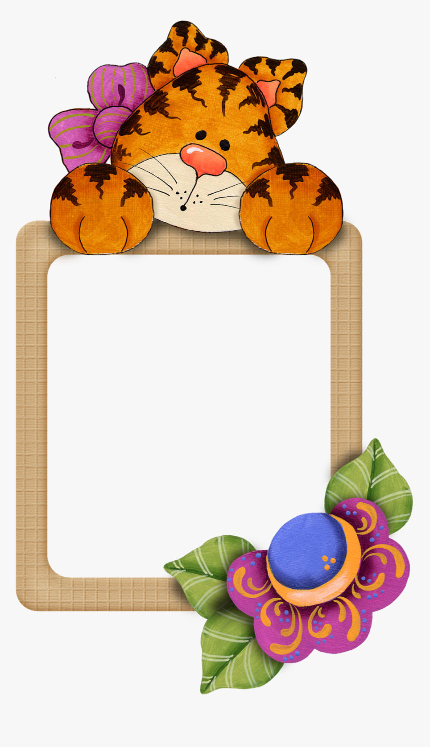 Frames E Molduras De Gatinho Text Frame, Borders And, HD Png Download, Free Download