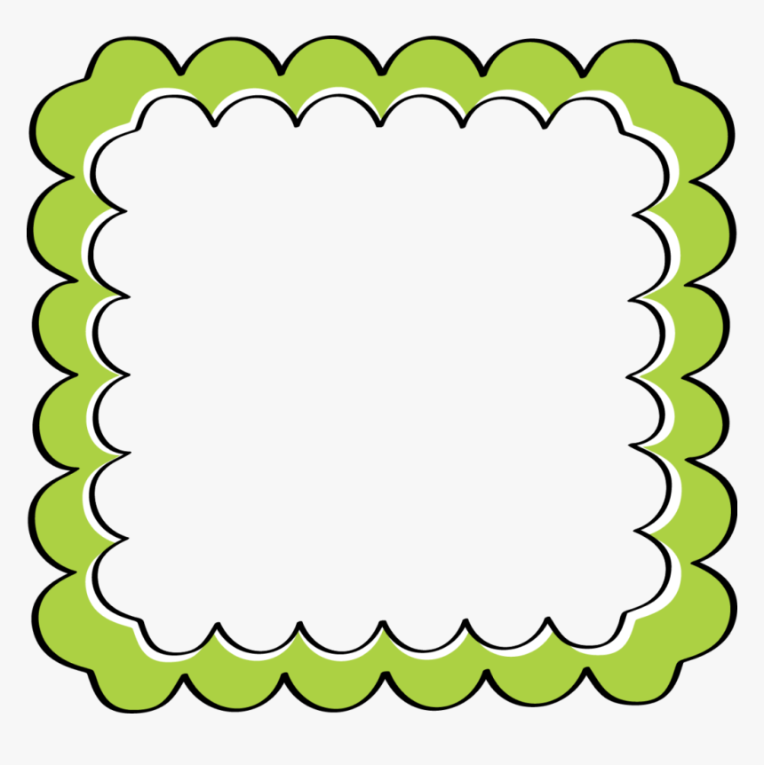 Green Border Frame Png File, Transparent Png, Free Download