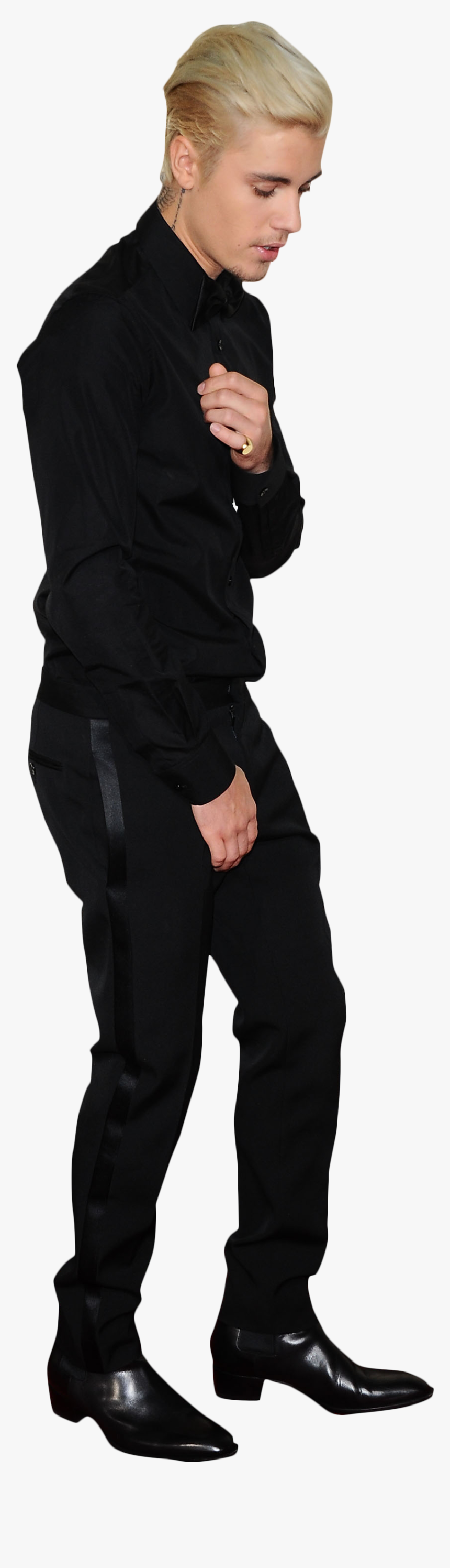 Justin Bieber In Black Png Image, Transparent Png, Free Download