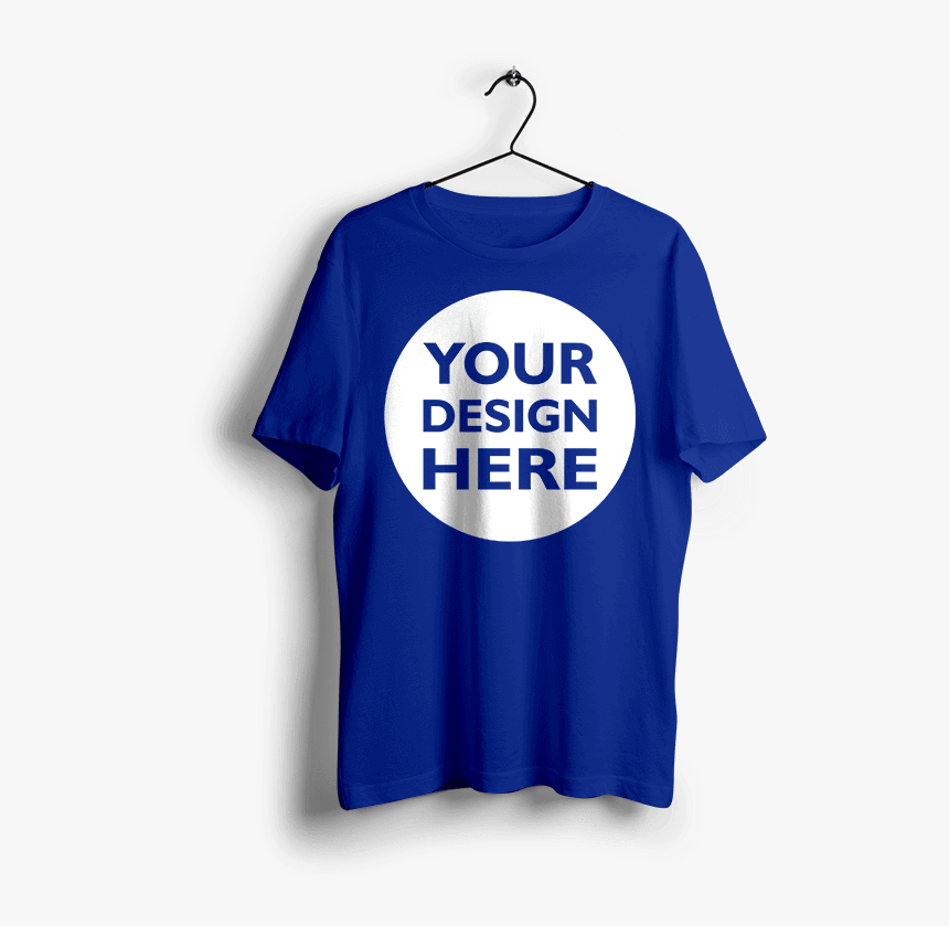Royal Blue Custom T Shirts, HD Png Download - kindpng