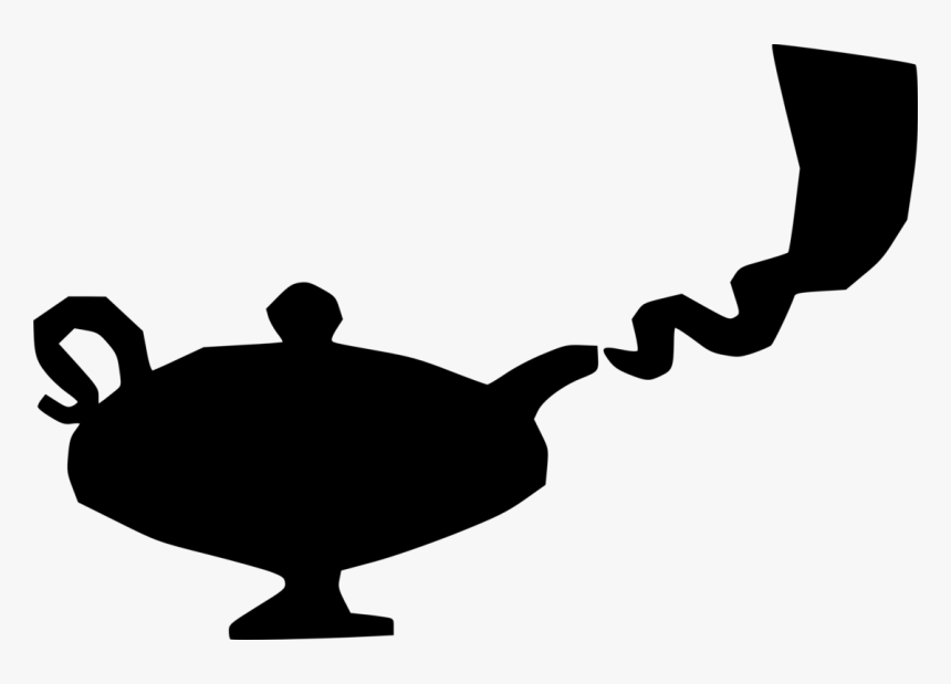 Transparent Genie Lamp Clipart, HD Png Download, Free Download