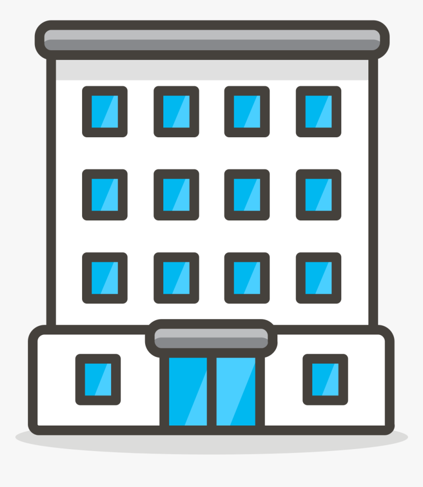 587 Office Building - Office Building Icon, HD Png Download - kindpng