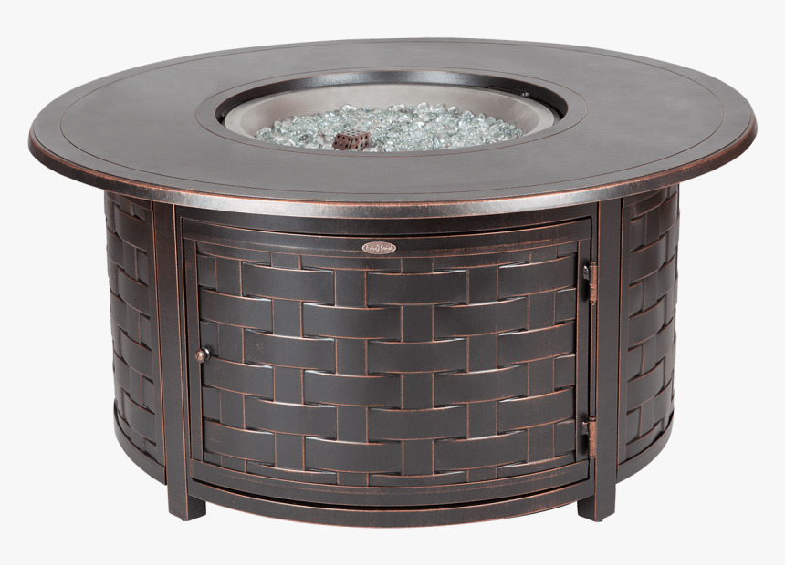 Fire Sense Perissa Woven Cast Aluminum Lpg Fire Pit - Fire Pit, HD Png Download, Free Download