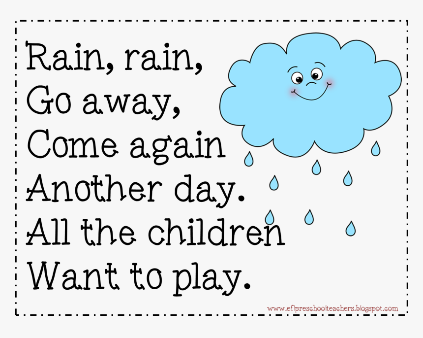 Free Rain Rain Go Away Printable Transparent Cartoons Do Re Mi Hd