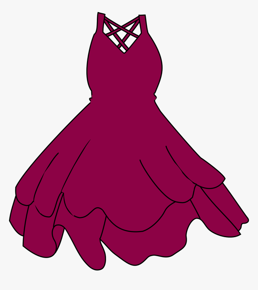 Clip Art At Clker Com Vector Online - Black Dress Clip Art, HD Png Download, Free Download