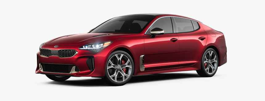 2018 Kia Stinger In Hichroma Red Paint Color - Kia Stinger Ceramic Silver, HD Png Download, Free Download