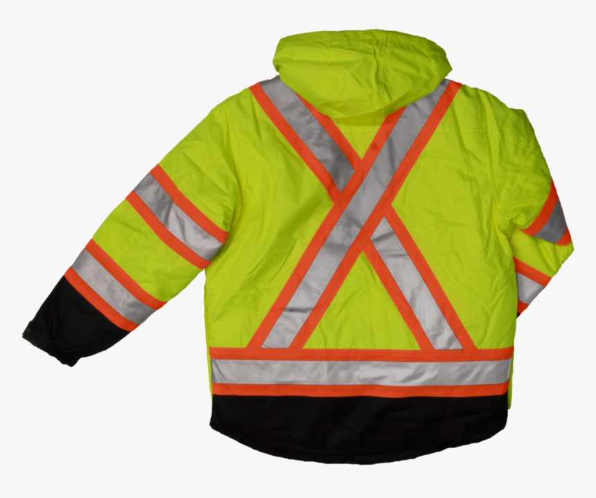 Work King Safety By Tough Duck Mens 5 In 1 Safety Jacket - Zipper, HD Png Download, Free Download