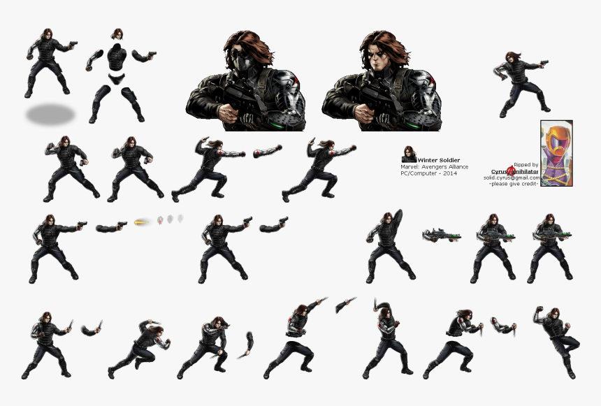 Marvel Avengers Alliance - Winter Soldier Marvel Avengers Alliance, HD Png Download, Free Download