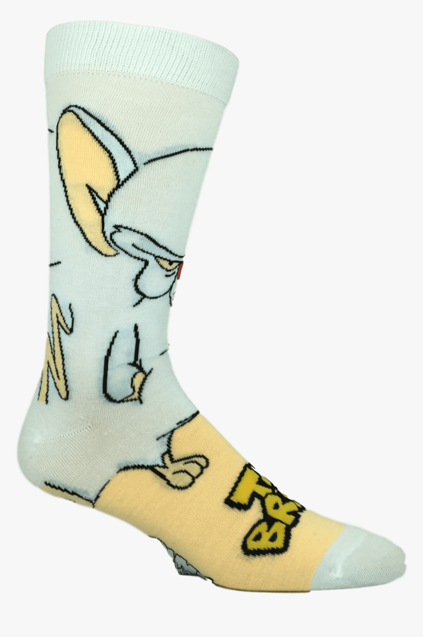 Pinky And The Brain, The Brain 360 Socks"
 Class= - Sock, HD Png Download, Free Download