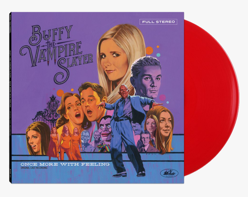 Buffy On Red Vinyl - Buffy Once More With Feeling Vinyl, HD Png Download, Free Download