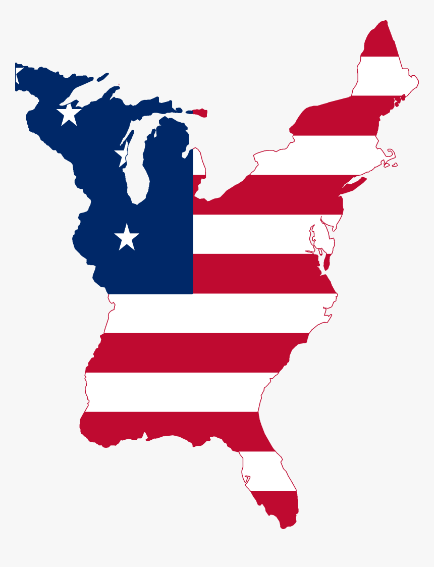 392 3927773 Us Flag Map 1783 Hd Png Download 