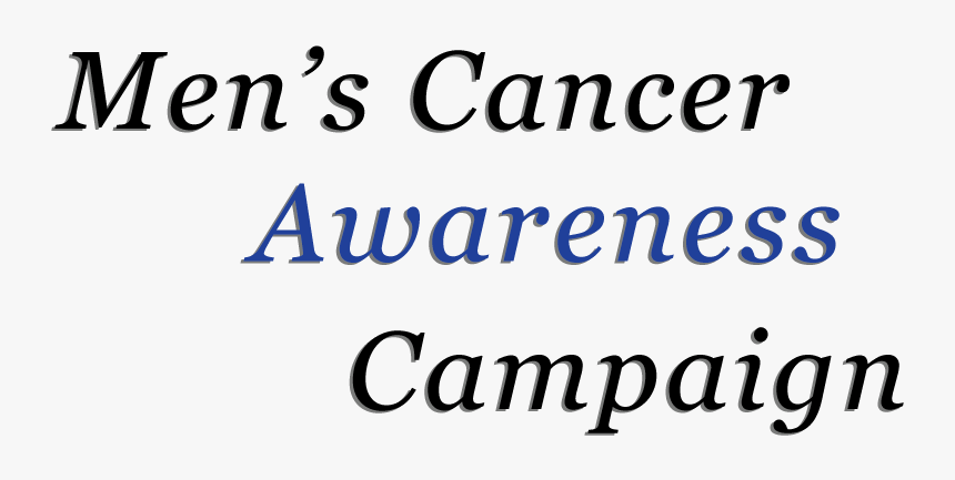 Mens Cancer Awareness Campaign - Electric Blue, HD Png Download, Free Download