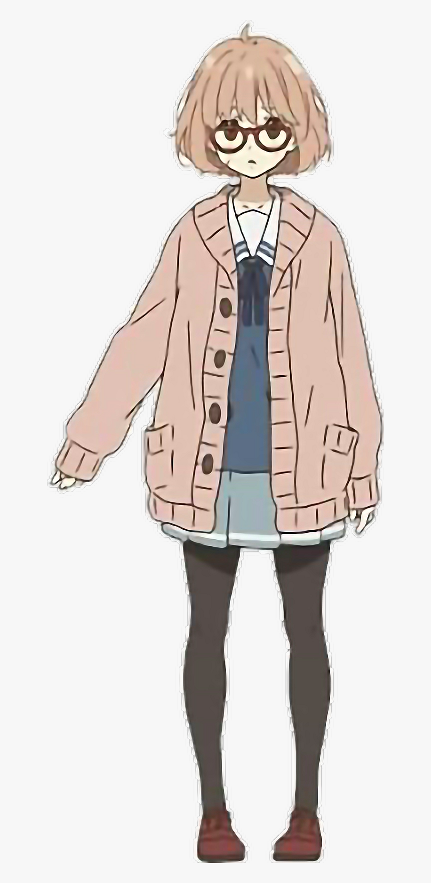 Mirai Kuriyama Sempai Beyond The Boundary Characters Hd Png Download Kindpng