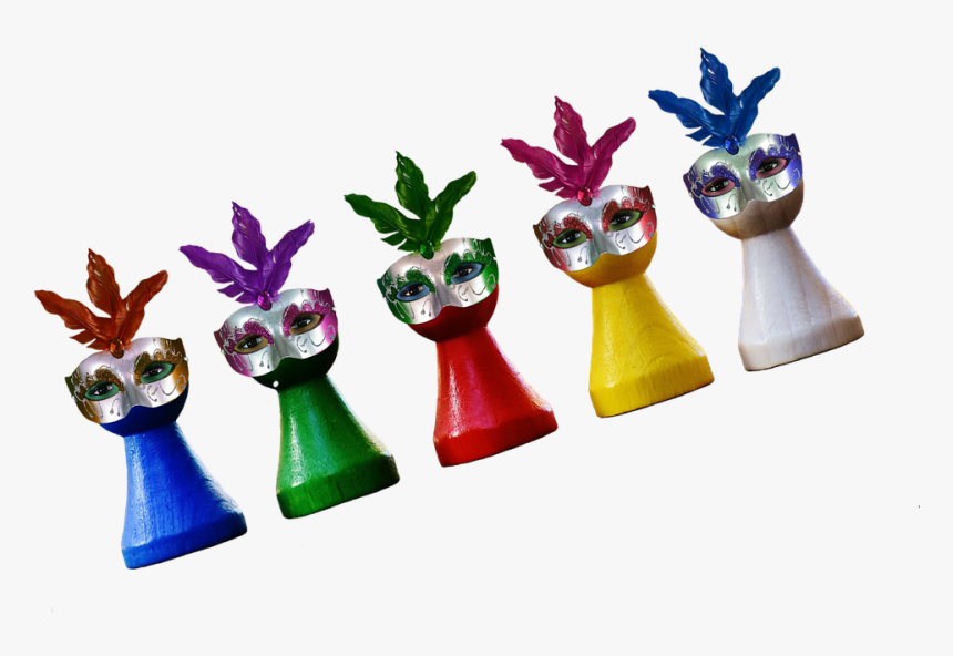 Máscaras, Carnaval, Jugar Piedra, Pluma, Gracioso - Animal Figure, HD Png Download, Free Download