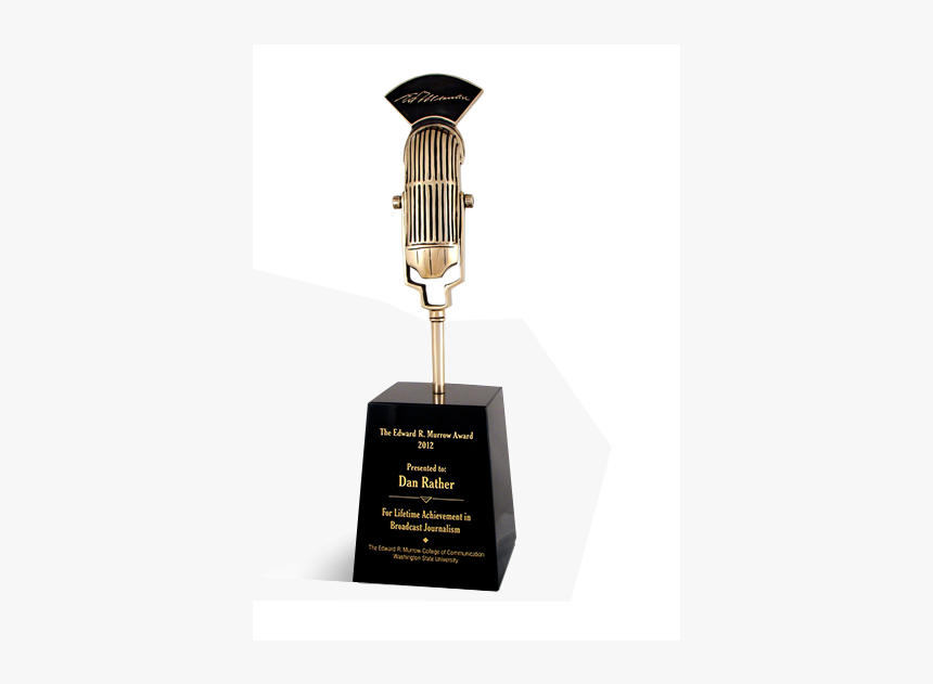 Murrow Lifetime Achievement Award - Trophy, HD Png Download, Free Download