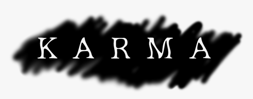 Blur Karma Text Karmablur Word Freetoedit - Calligraphy, HD Png Download, Free Download