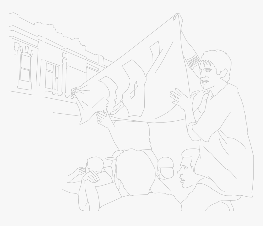 Line Drawing Of Green Street - Sketch, HD Png Download, Free Download