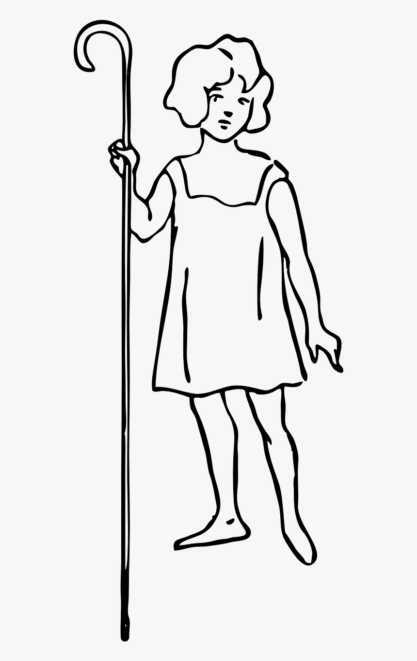 Shepherd Girl Clipart Free, HD Png Download, Free Download