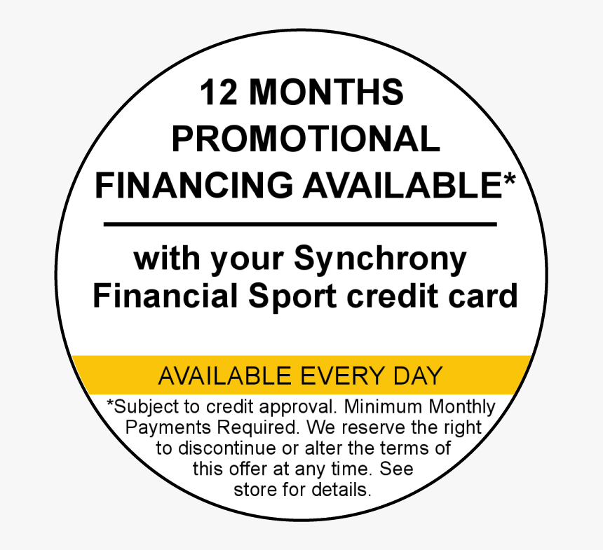 Promotional Financing Available With Your Synchrony - Circle, HD Png Download, Free Download