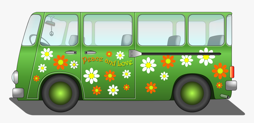 Transparent Hippie Clipart - Van Clipart, HD Png Download, Free Download