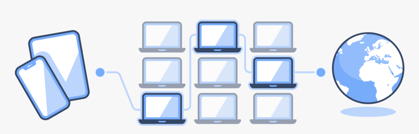 How Tor Works, HD Png Download, Free Download