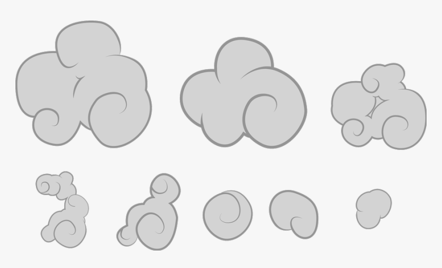 Dust Particles Clipart Cloud - Dust Cloud Cartoon Png, Transparent Png, Free Download