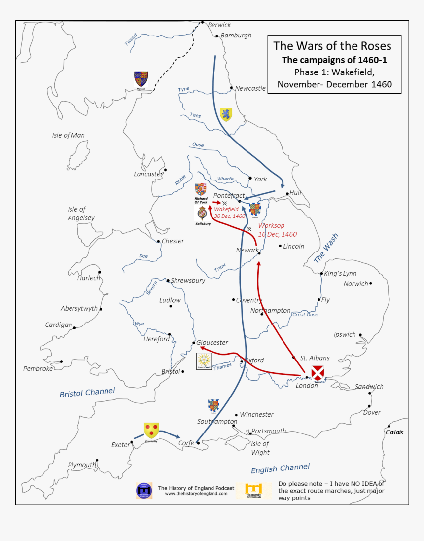 Towton Campaign I - Battle Of Ludford Bridge Plan, HD Png Download, Free Download