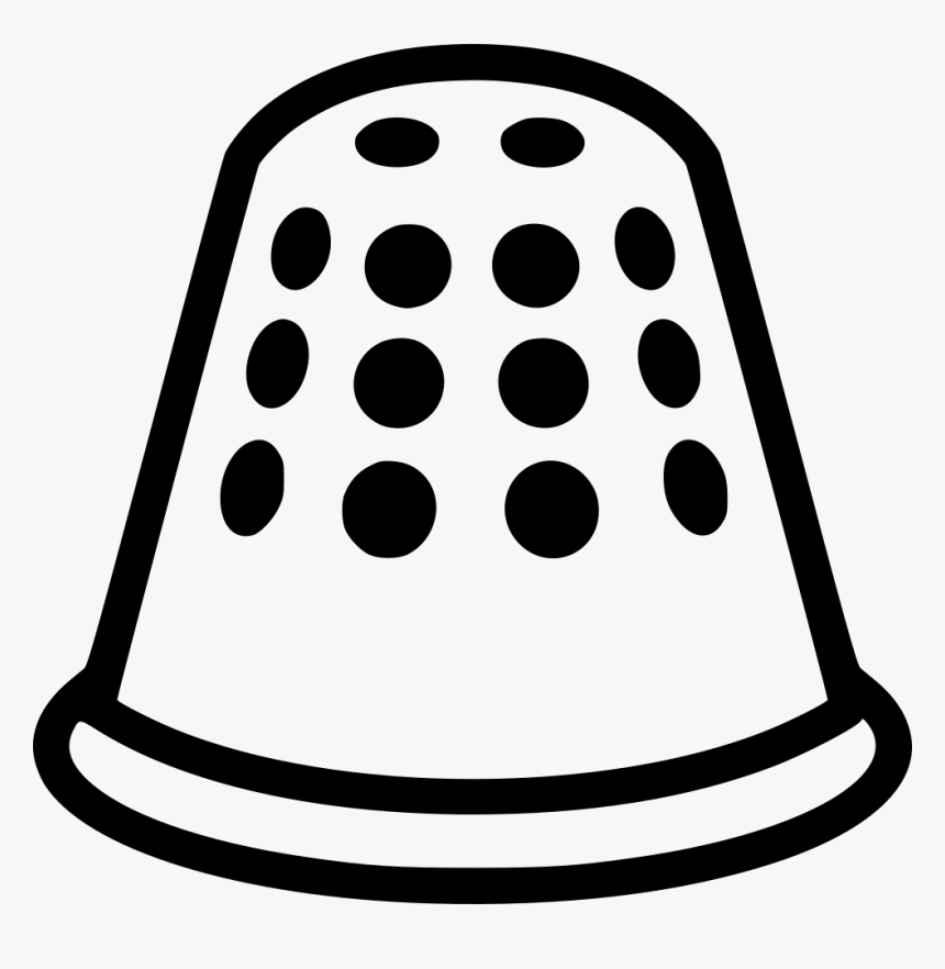 Thimble - Thimble In Black And White, HD Png Download, Free Download