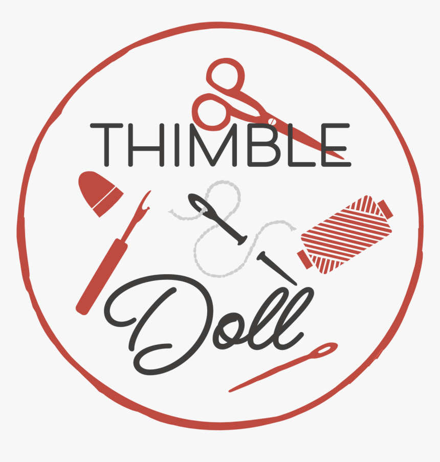 Thimble & Doll Logo Cutout-01 - Circle, HD Png Download, Free Download