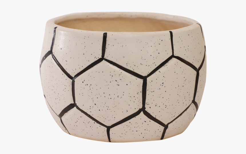 Ceramic Football Shaped Pot 5 Inches - Vase, HD Png Download, Free Download