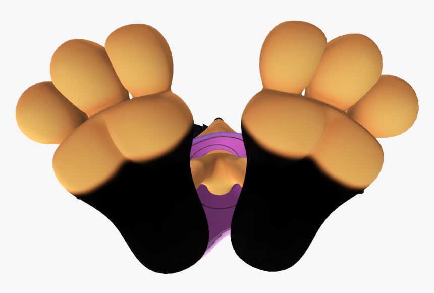 Nicole The Holo-lynx Feet Closeup 5 - Tan, HD Png Download, Free Download