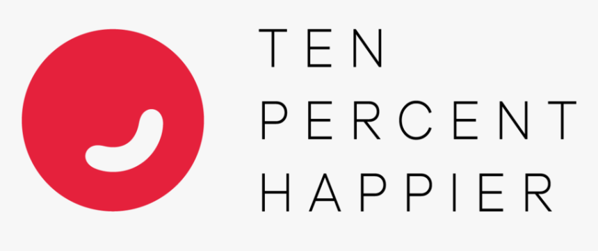 Tenpercenthappier Logo - Ten Percent Happier Logo, HD Png Download, Free Download