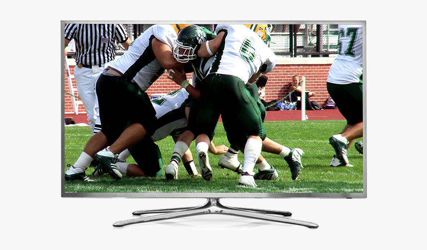 Football Game On Tv - Six-man Football, HD Png Download, Free Download