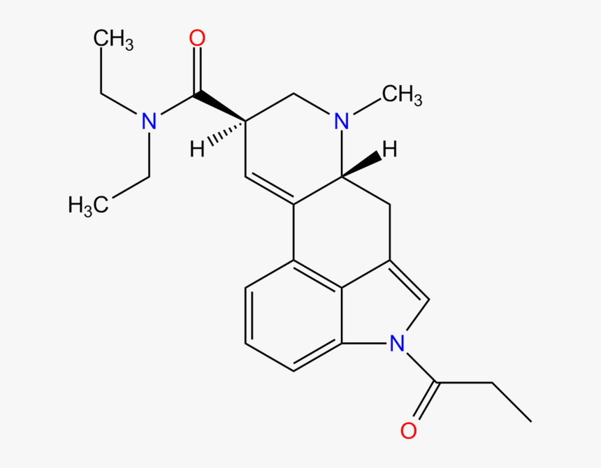 1p-lsd - Eth Lad Chemical Structure, HD Png Download, Free Download