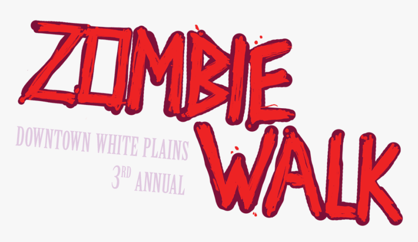 White Plains Zombie Walk - Orange, HD Png Download, Free Download