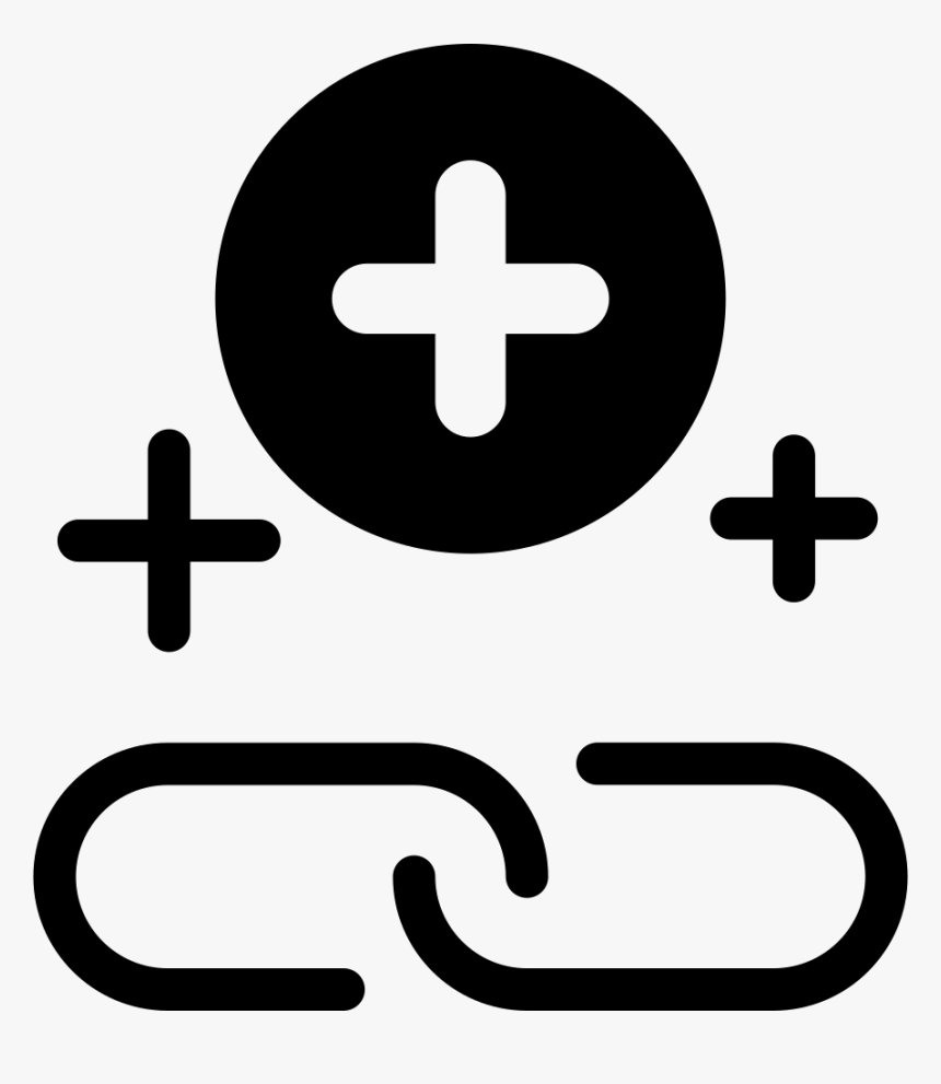 Chain Links Symbol With Plus Signs In A Circle - Take Command Health Logo, HD Png Download, Free Download