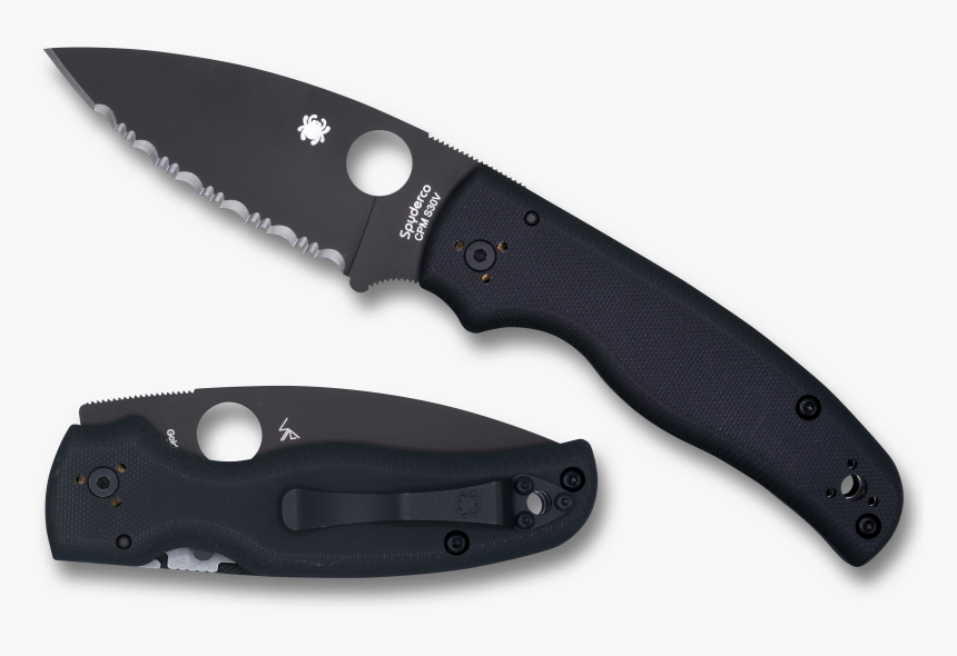 Spyderco Shaman Black, HD Png Download, Free Download