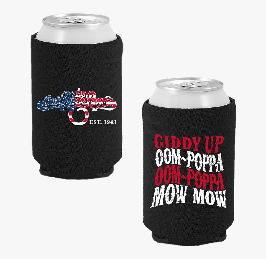 Oak Ridge Boys Black Can Coolie With Flag Logo"
 Title="oak - Koozie, HD Png Download, Free Download