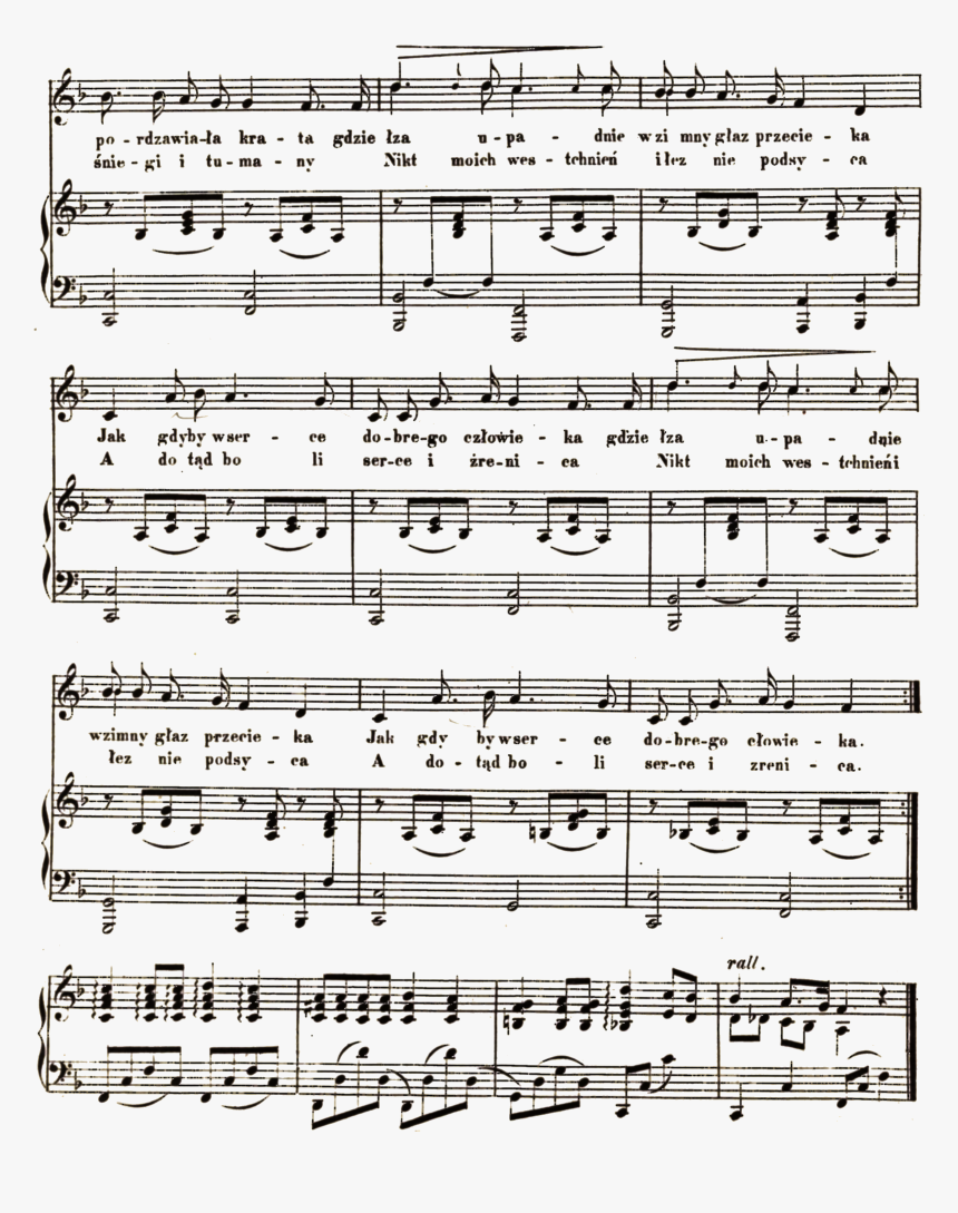 Pieśń Z Wieży Page04 - Hungarian Rhapsody No 3 In B Flat Major, HD Png Download, Free Download