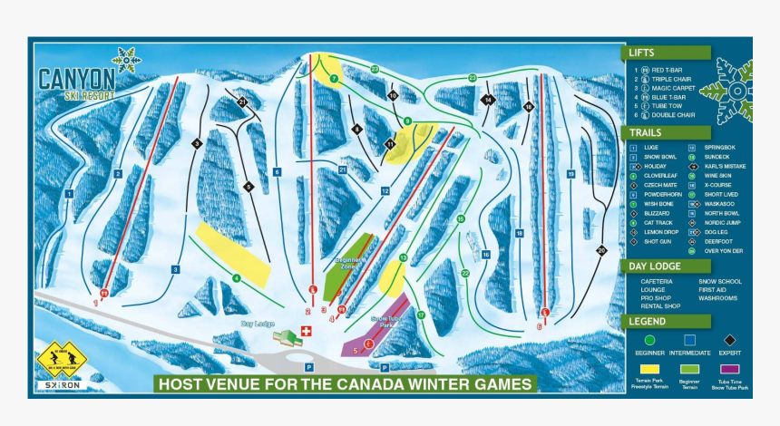 Canyon Ski Hill Red Deer, HD Png Download, Free Download