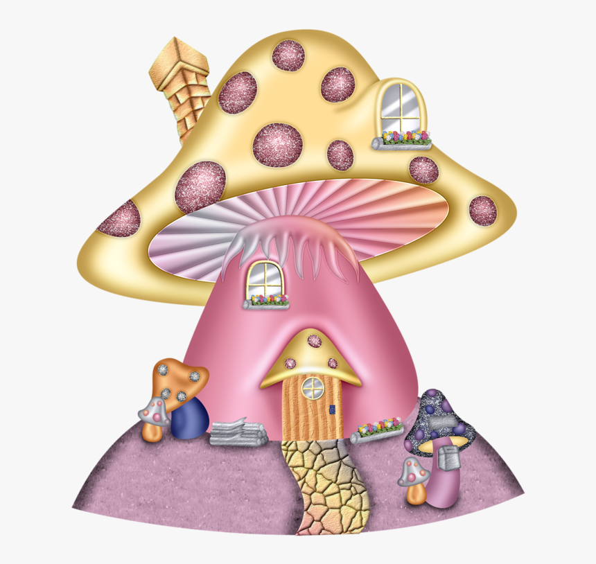 Pps Shroom House Png - Png Clipart Mushroom House Cartoon, Transparent Png, Free Download