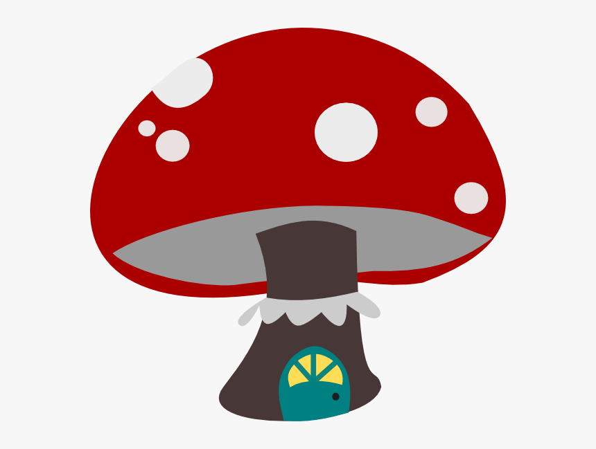 Cartoon Mushroom House Png, Transparent Png, Free Download